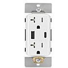 Leviton T5834-W 20A 125V Réceptacle USB