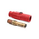 Leviton 22L23-SR Rouge Fiche mâle série 22