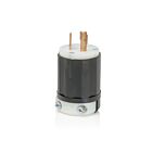 Leviton 2311E noir et blanc Fiche verrouillable