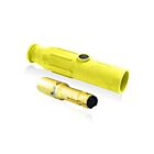 Leviton 23L22-SY Jaune Fiche mâle série 23