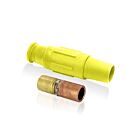Leviton 23L25-SY Jaune Fiche femelle série 23