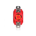 Leviton 2710-R 30A 125V/250V Rouge Réceptacle