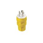 Leviton 28W08 3W Jaune Fiche à verrouillage