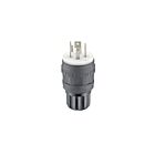 Leviton 28W76-B 4W Noir Fiche à verrouillage