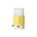 Leviton 4579-CY 3W Jaune et blanc Connecteur verrouillable