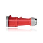 Leviton 460C6WLEV 4W Rouge Connecteur à broches et manchons IEC série Lev