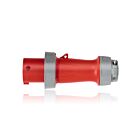 Leviton 460P6WLEV 4W Rouge Fiche à broches et manchons IEC série Lev