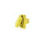 Leviton 66W83 5W Jaune Prise étanche à verrouillage Wetguard