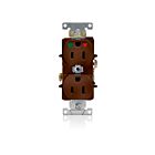 Leviton 8200-IGB 15A 125V Marron Réceptacle