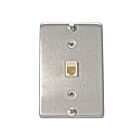 Leviton C0256-SS Acier inoxydable Capuchon étanche de rechange pour prise à broches et manchons