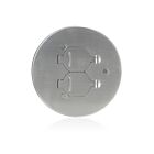 Leviton FBCCF-A Aluminum Plaque de recouvrement pour boîte de sol en béton