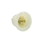 Leviton Lev-2835 5W Blanc Prise à bride avec verrouillage