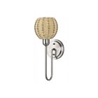 Livex Lighting 13681-91 Summervine 1-lumière 40W Nickel brossé Appliques murales d'intérieur