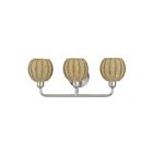 Livex Lighting 13683-91 Summervine 3-lumières 40W Nickel brossé Lampe de salle de bain