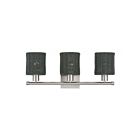 Livex Lighting 13718-91 Weavington 3-lumières 40W Nickel brossé Lampe de salle de bain