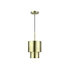 Livex Lighting 40058-01 Zolana 1-lumière 60W Laiton vieilli Suspendu