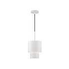 Livex Lighting 40058-03 Zolana 1-lumière 60W Blanc Suspendu