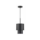 Livex Lighting 40058-04 Zolana 1-lumière 60W Noir Suspendu