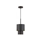 Livex Lighting 40058-07 Zolana 1-lumière 60W Bronze Suspendu