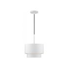 Livex Lighting 40059-03 Zolana 1-lumière 60W Blanc Suspendu