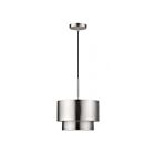 Livex Lighting 40059-91 Zolana 1-lumière 60W Nickel brossé Suspendu