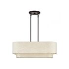 Livex Lighting 41933-92 Manorwood 3-lumières 60W Bronze anglais Lustre