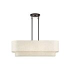 Livex Lighting 41934-92 Manorwood 4-lumières 60W Bronze anglais Lustre