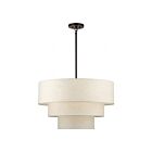 Livex Lighting 41936-92 Manorwood 5-lumières 60W Bronze anglais Suspendu