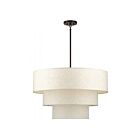 Livex Lighting 41937-92 Manorwood 8-lumières 60W Bronze anglais Suspendu