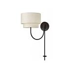 Livex Lighting 41940-92 Manorwood 1-lumière 60W Bronze anglais Lampe murale