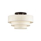 Livex Lighting 41946-92 Manorwood 4-lumières 40W Bronze anglais Plafonnier Semi Encastré