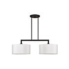 Livex Lighting 45492-04 Meridian 2-lumières 60W Noir Lustre