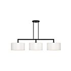Livex Lighting 45493-04 Meridian 3-lumières 60W Noir Lustre