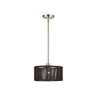 Livex Lighting 49122-01 Acordia 1-lumière 40W Laiton antique Suspendu