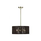 Livex Lighting 49123-01 Acordia 3-lumières 40W Laiton vieilli Suspendu