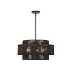 Livex Lighting 49124-92 Acordia 5-lumières 40W Bronze anglais Suspendu