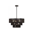 Livex Lighting 49126-92 Acordia 6-lumières 40W Bronze anglais Suspendu