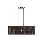 Livex Lighting 49127-01 Acordia 3-lumières 40W Laiton antique Lustre