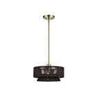 Livex Lighting 49141-01 Florell 1-lumière 40W Laiton vieilli Suspendu