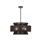 Livex Lighting 49145-92 Florell 5-lumières 40W Bronze anglais Suspendu