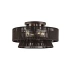 Livex Lighting 49148-92 Florell 4-lumières 40W Bronze anglais Plafonnier Semi Encastré
