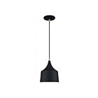 Livex Lighting 51472-04 Bolita 12W Noir avec touches de nickel brossé Suspendu