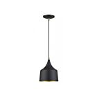 Livex Lighting 51472-07 Bolita 12W Bronze avec touches de laiton vieilli Suspendu