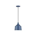 Livex Lighting 51472-84 Bolita 12W Bleu océan et touches de nickel brossé Suspendu