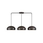 Livex Lighting 51512-92 Domma 3-lumières 60W Bronze anglais et accents en laiton antique Lustre