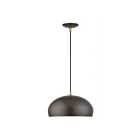 Livex Lighting 51515-92 Domma 1-lumière 60W Finitions bronze anglais et laiton vieilli Suspendu