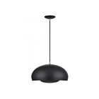 Livex Lighting 51516-04 Domma 3-lumières 40W Finitions noir et nickel brossé Suspendu