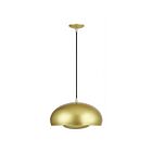 Livex Lighting 51516-33 Domma 3-lumières 40W Finitions or pâle et laiton poli Suspendu
