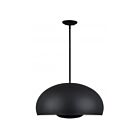 Livex Lighting 51518-04 Domma 4-lumières 60W Noir Suspendu