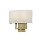 Livex Lighting 52132-01 Monroe 2-lumières 40W Laiton antique Appliques murales d'intérieur